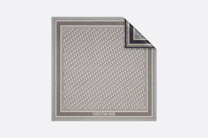 DIOR OBLIQUE DIORTWIN 90 SQUARE SCARF